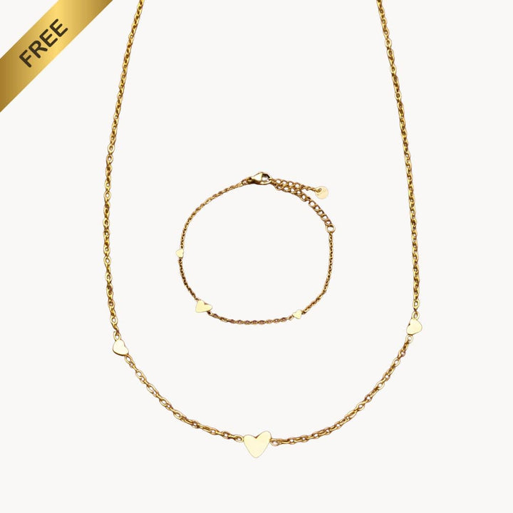 🎁 Free Heart Set (Necklace + Bracelet)