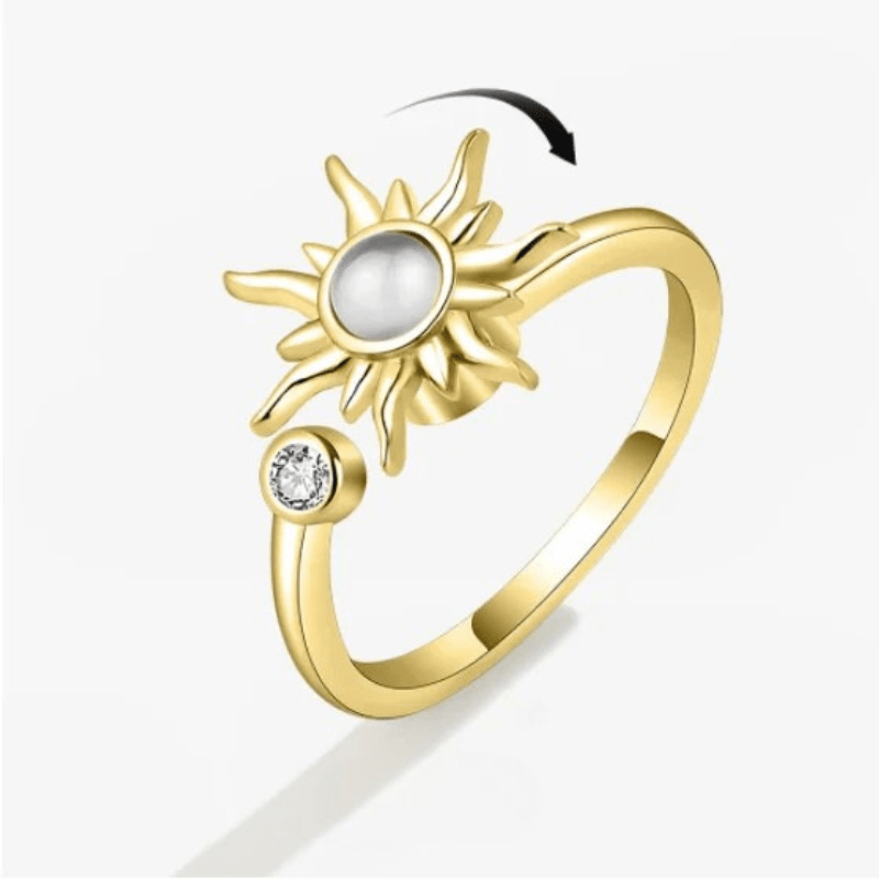 Anti Anxiety Rings For Women Stainless Steel Jewelry