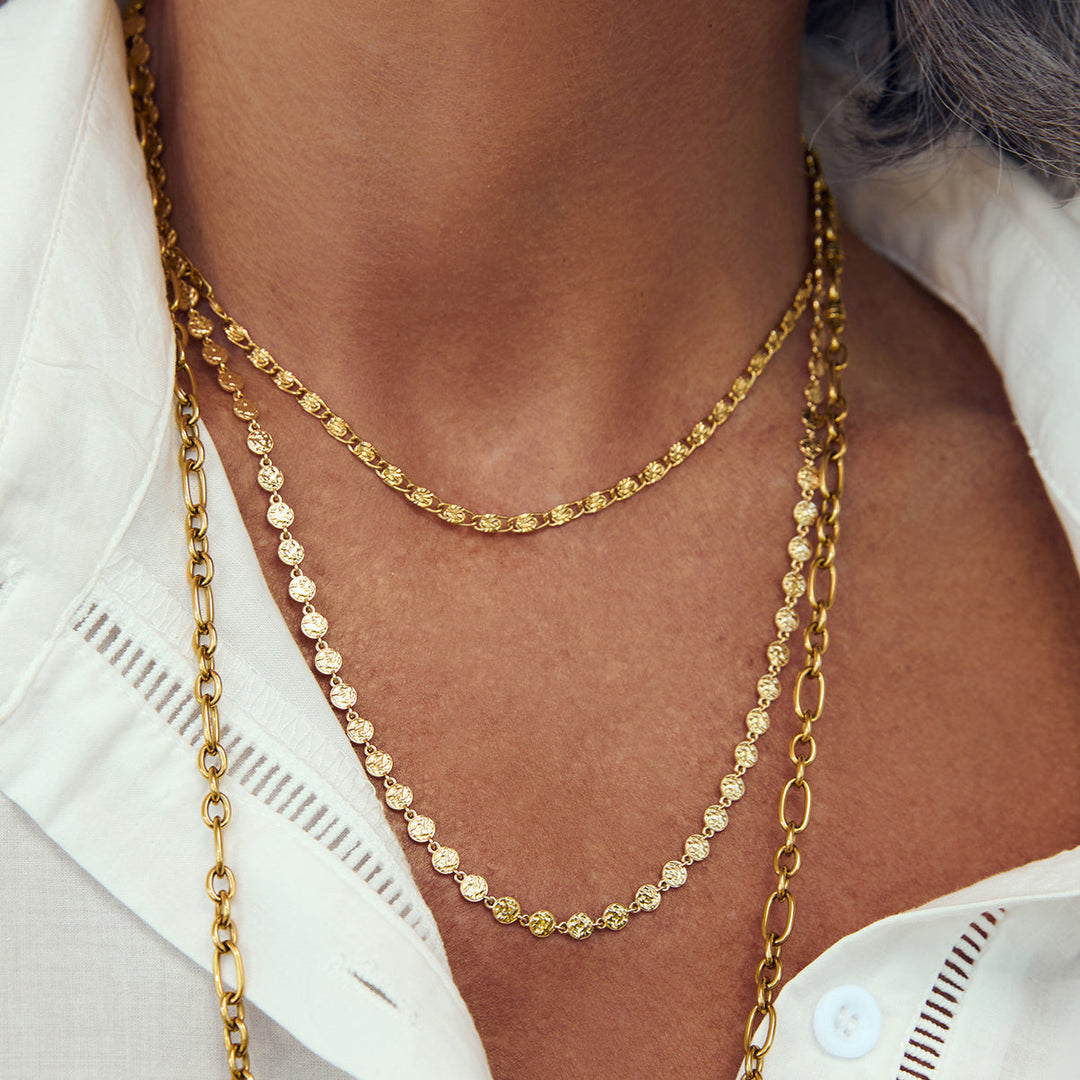 Atlas Gold Necklace
