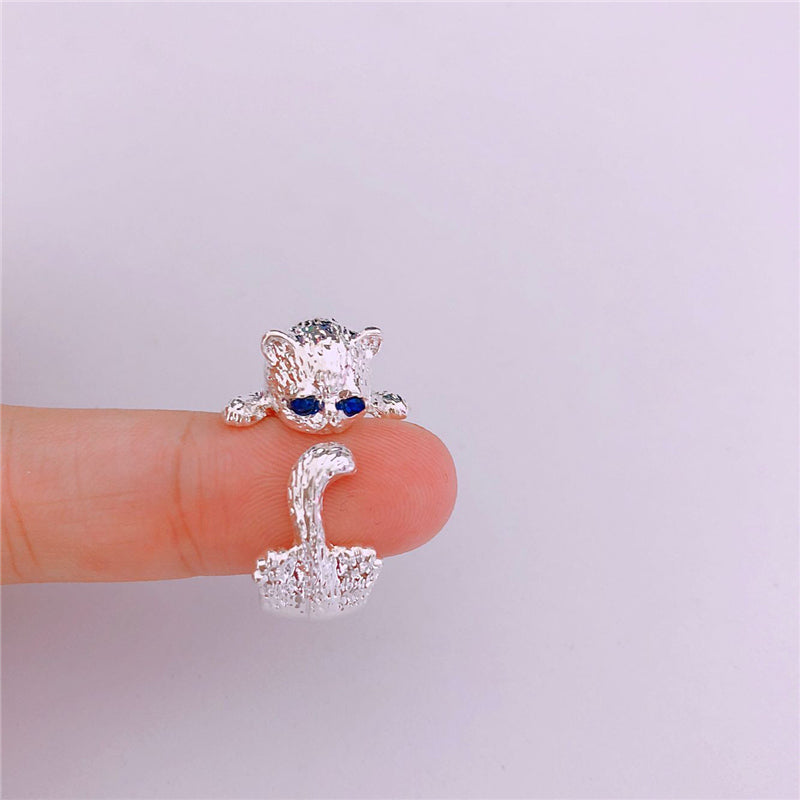 Adjustable Silver 925 Gemstone Ring