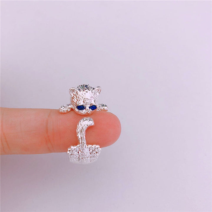 Adjustable Silver 925 Gemstone Ring