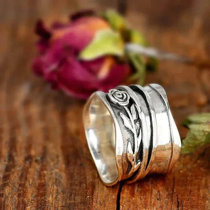 Vintage Silver Blossom Ring