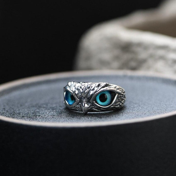 Adjustable Silver Opal Ring