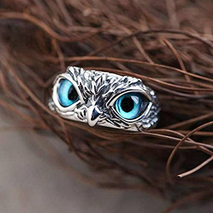 Adjustable Silver Opal Ring
