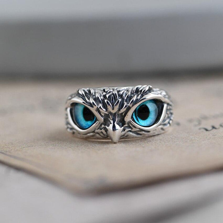 Adjustable Silver Opal Ring