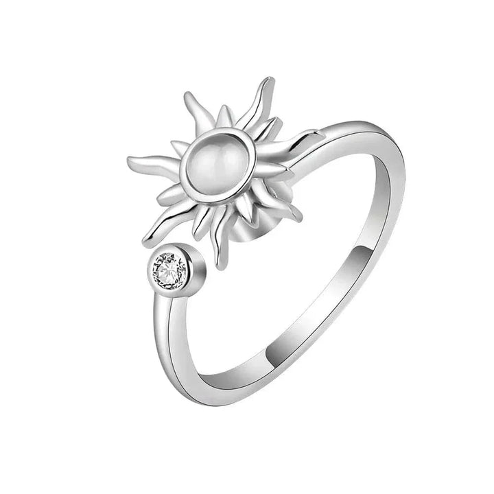 Anti Anxiety Rings For Women Stainless Steel Jewelry