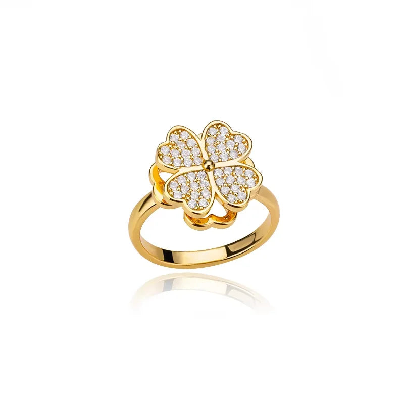Anti Anxiety Rings For Women Stainless Steel Jewelry