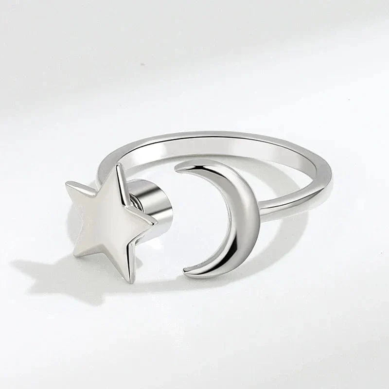 Anti Anxiety Rings For Women Stainless Steel Jewelry