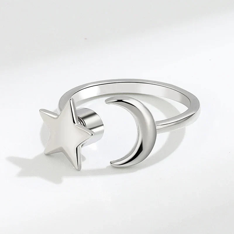 Anti Anxiety Rings For Women Stainless Steel Jewelry