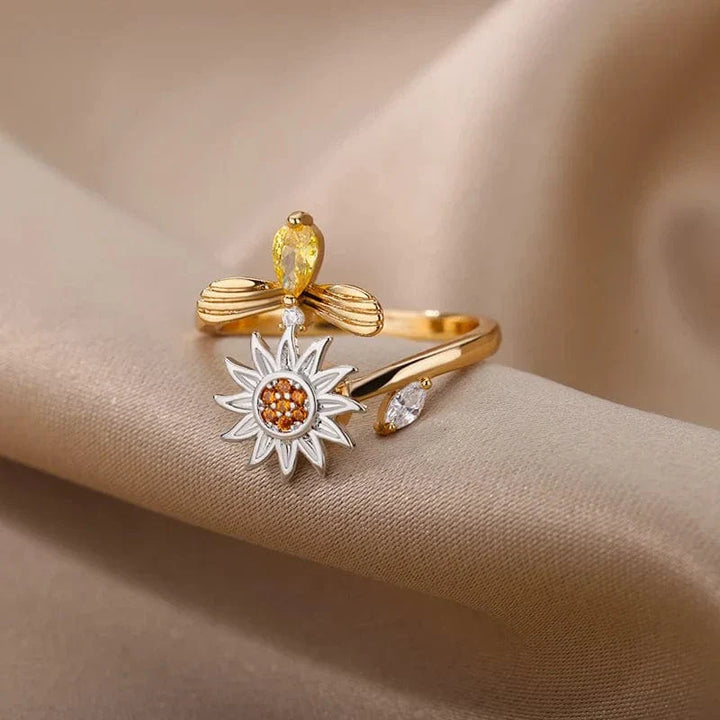 Anti Anxiety Rings For Women Stainless Steel Jewelry