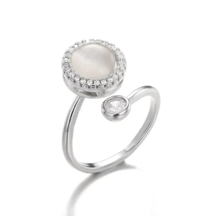 Anti Anxiety Rings For Women Stainless Steel Jewelry