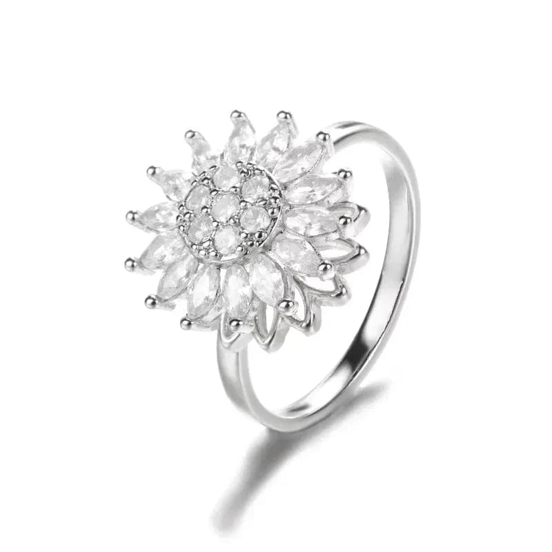 Anti Anxiety Rings For Women Stainless Steel Jewelry