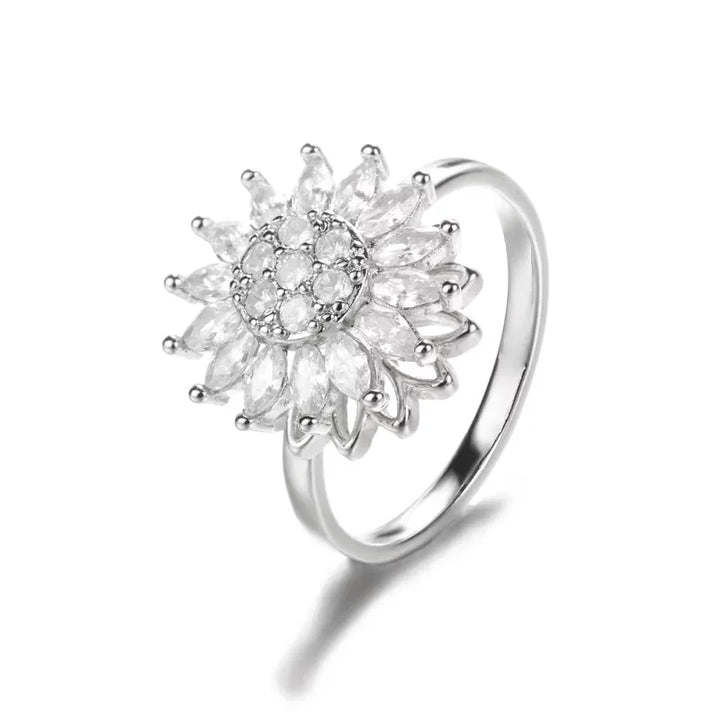 Anti Anxiety Rings For Women Stainless Steel Jewelry