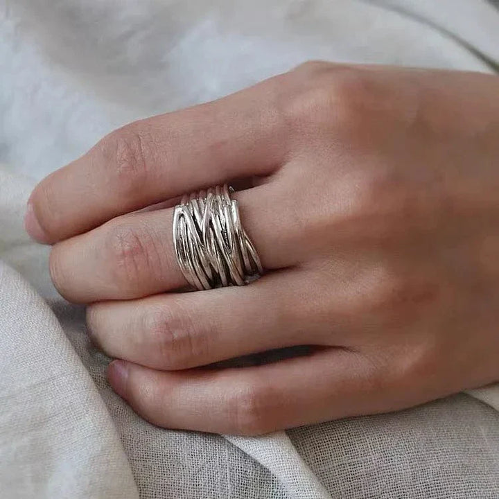 Adjustable 925 Sterling Silver Ring