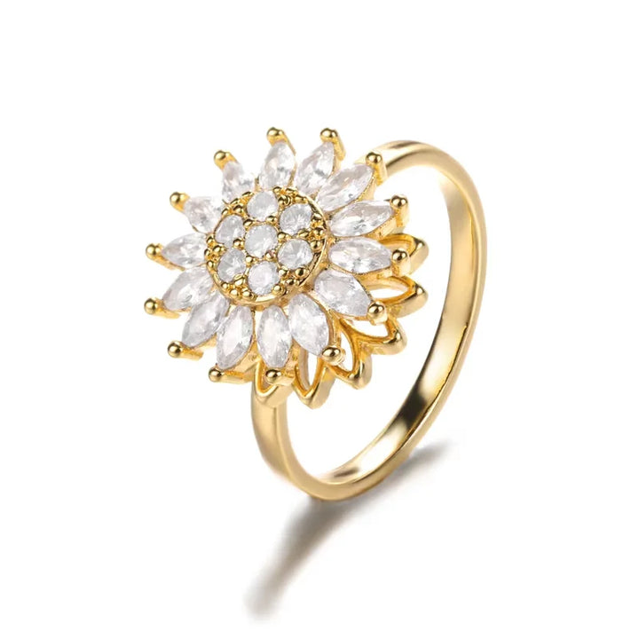 Anti Anxiety Rings For Women Stainless Steel Jewelry