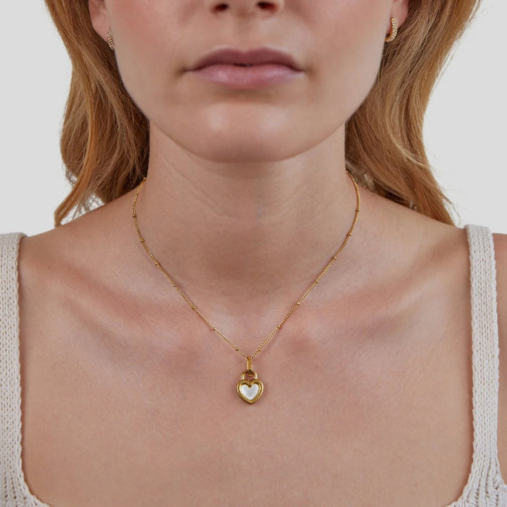 'Falling For You' Reversible Heart Necklace