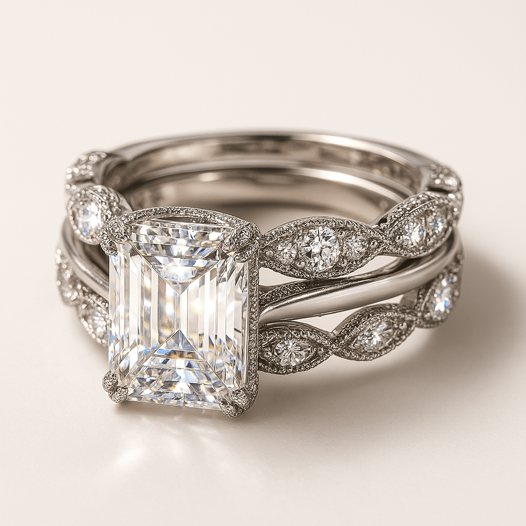 Vintage Silver Bright Layer Ring