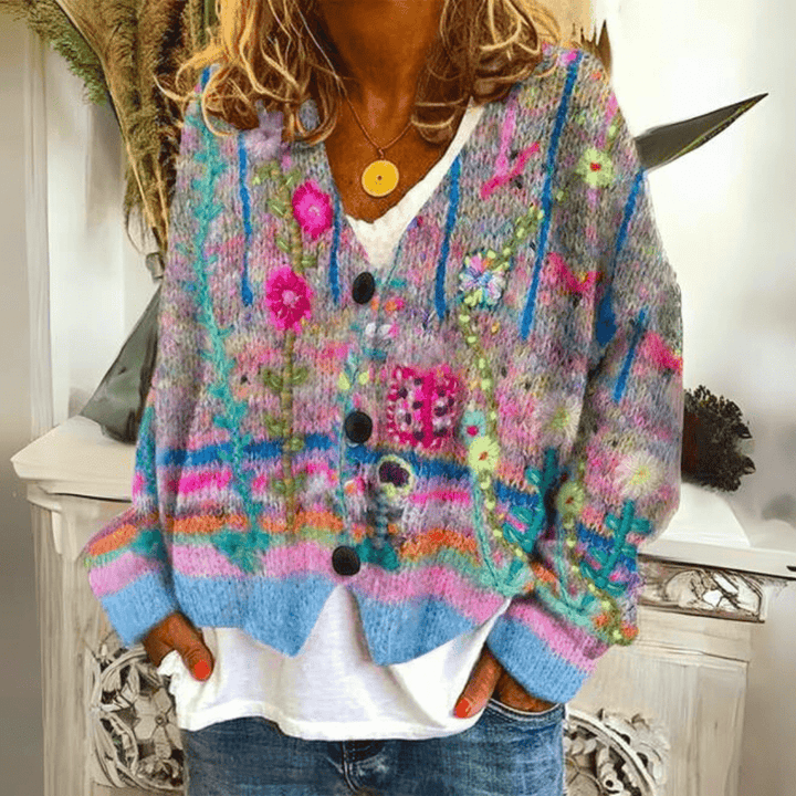 Aurora | Warm and stylish printed vest