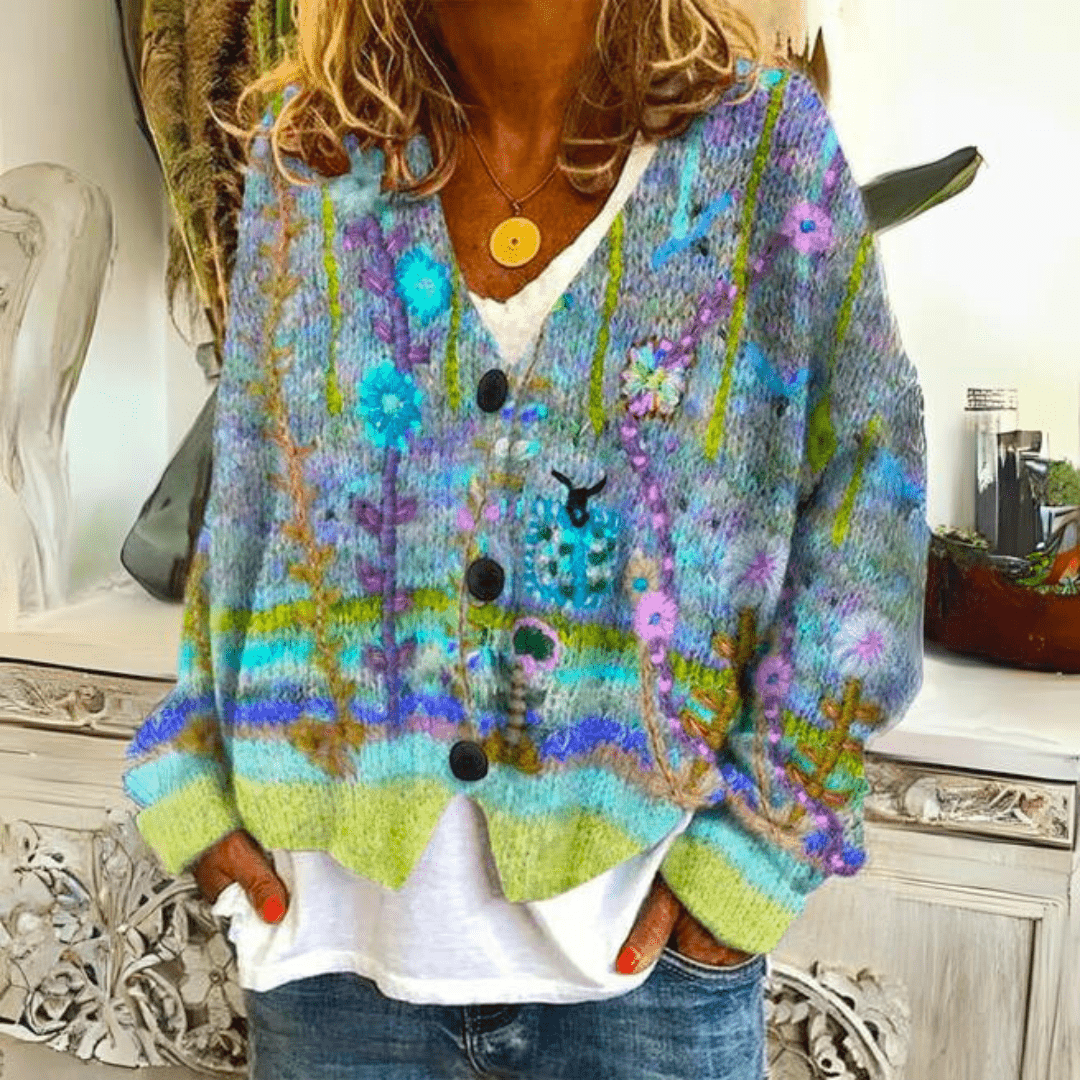 Aurora | Warm and stylish printed vest