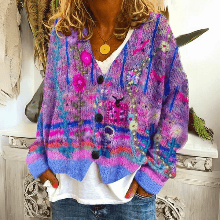 Aurora | Warm and stylish printed vest