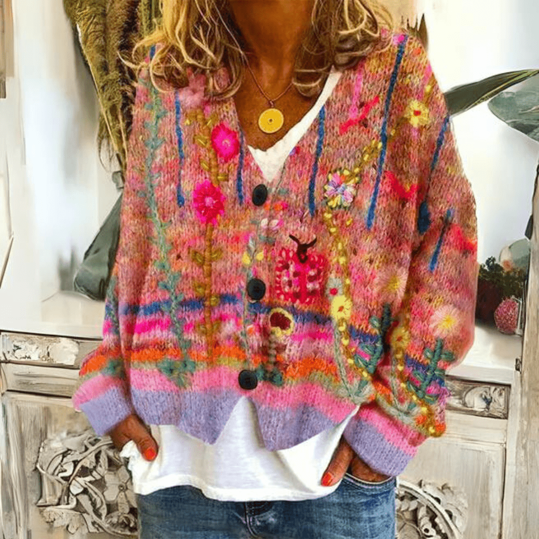 Aurora | Warm and stylish printed vest