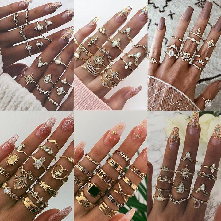 Vintage Unique Ring Set